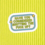 Relatable Funny Dark Humor Waterproof Vinyl Sticker