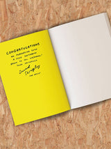 Be An Artist Sketchbook by David Shrigley