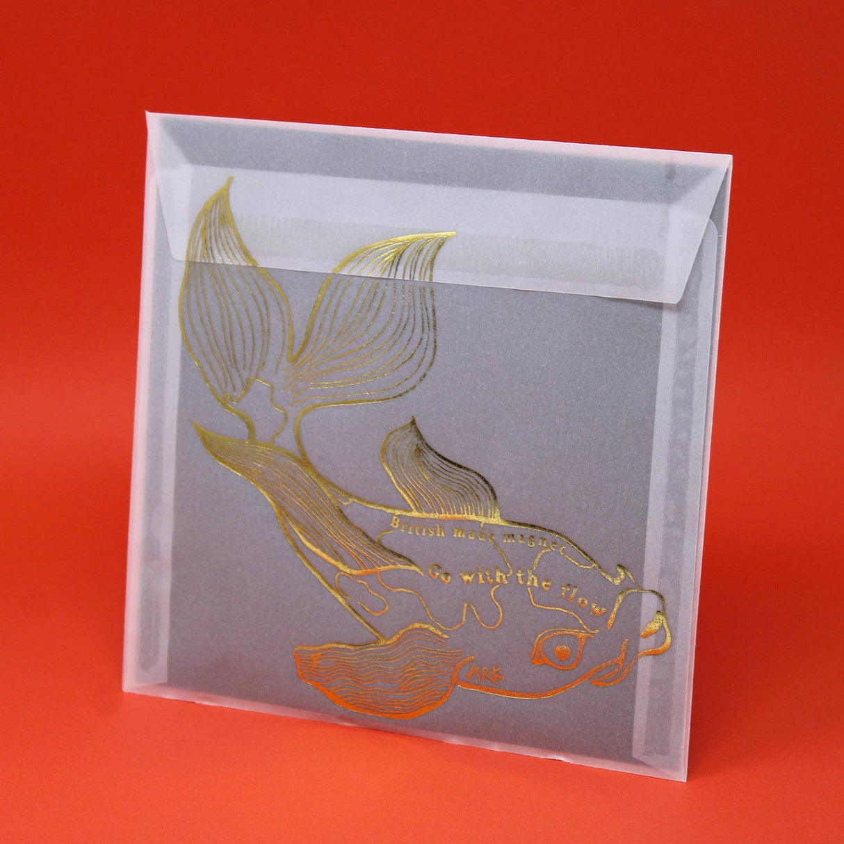 Leather Fish Magnet
