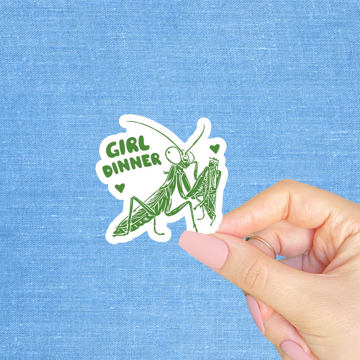 Girl Dinner Sticker