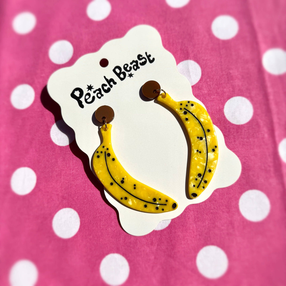 Ripe Banana Earrings