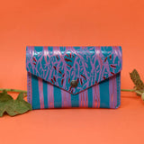 Leahter Forest Popper Purse