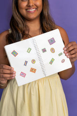 Sticker Museum Album Reusable Sticker Book
