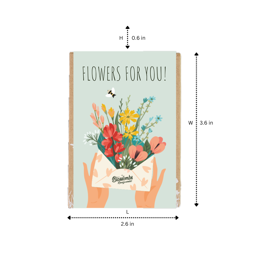 Flowers For You, 4 Seed Bomb Balls