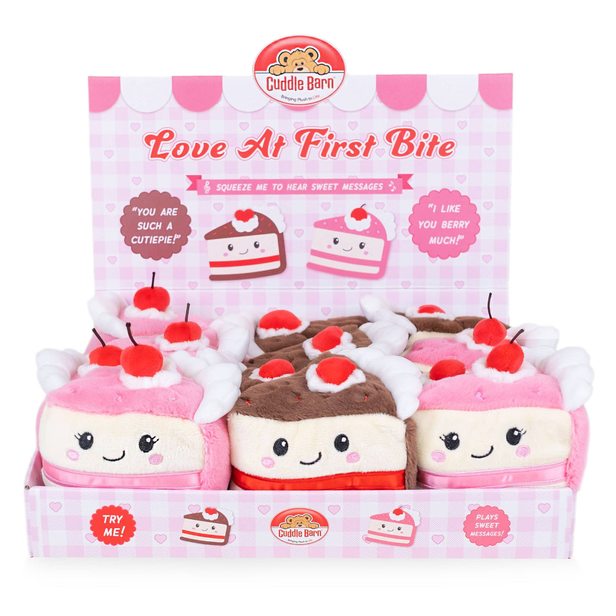 Love at First Bite Squeezers (Valentine's Cake Squeezers)