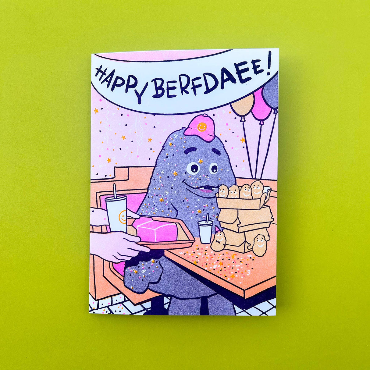 Happy Birthday Celebration Greeting Card