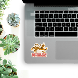 Devour the Patriarchy Feminist Tiger Sticker