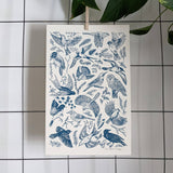 Blue Birds Art Print