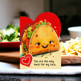 You Are the Only Meat for My Taco Valentine's Day Card