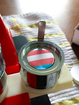 Transgender Pride Flag Pinback Button