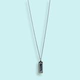 Silver Harmonica Necklace