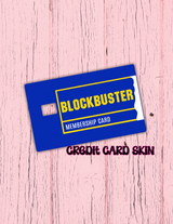 Blockbuster Credit Card Sticker
