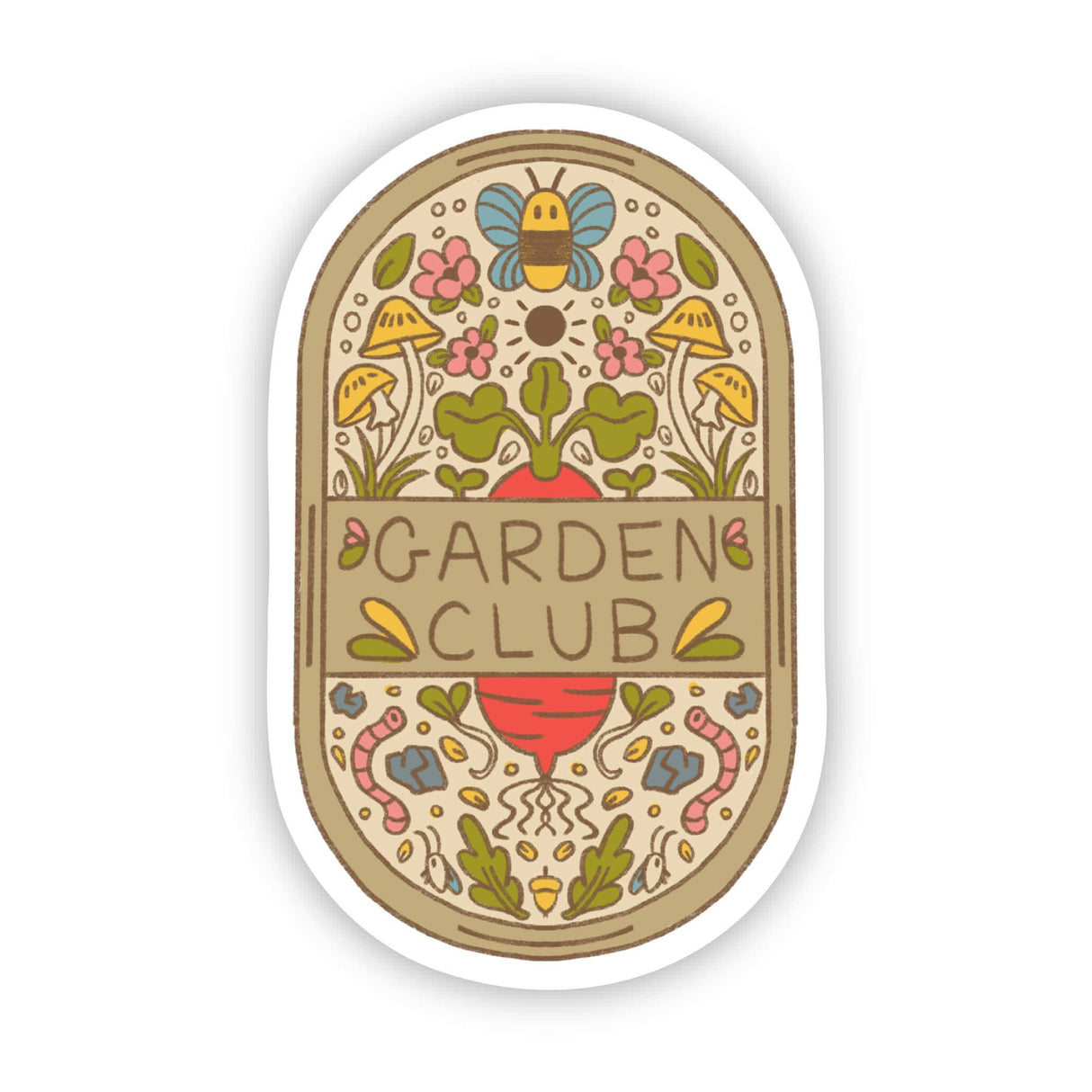 Garden Club Plaque Sticker