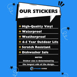 Hootin' Leads to Hollerin' Owl Sticker