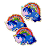 Glitter Unicorn Naps Are Magic Vinyl Sticker