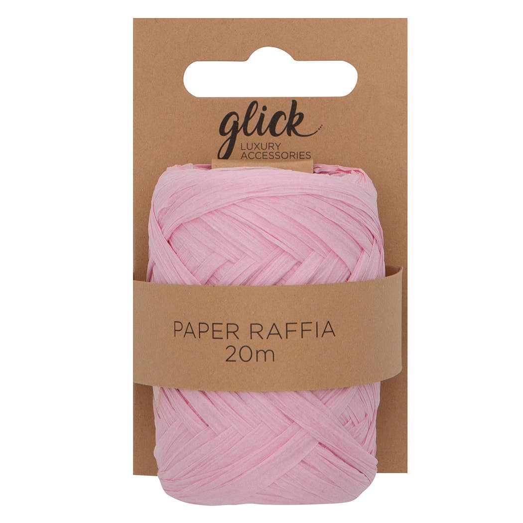 Paper Raffia - Baby Pink