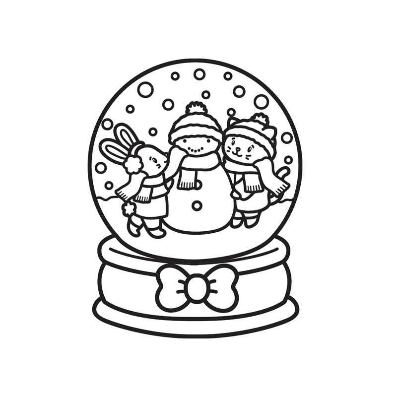 Winter Wonder Mini Coloring Book by