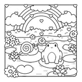 Heartwarming Love Coloring Book