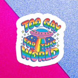Gay LGBTQIA+ LGBT Funny Pride Waterproof Vinyl Sticker