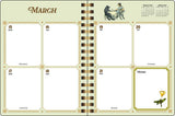 Antiquarian Sticker Book 2027 Monthly/Weekly Planner Calendar by Macmillan  Children's Books