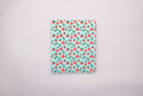 Undated Weekly Planner, Cherries and Strawberries Teal