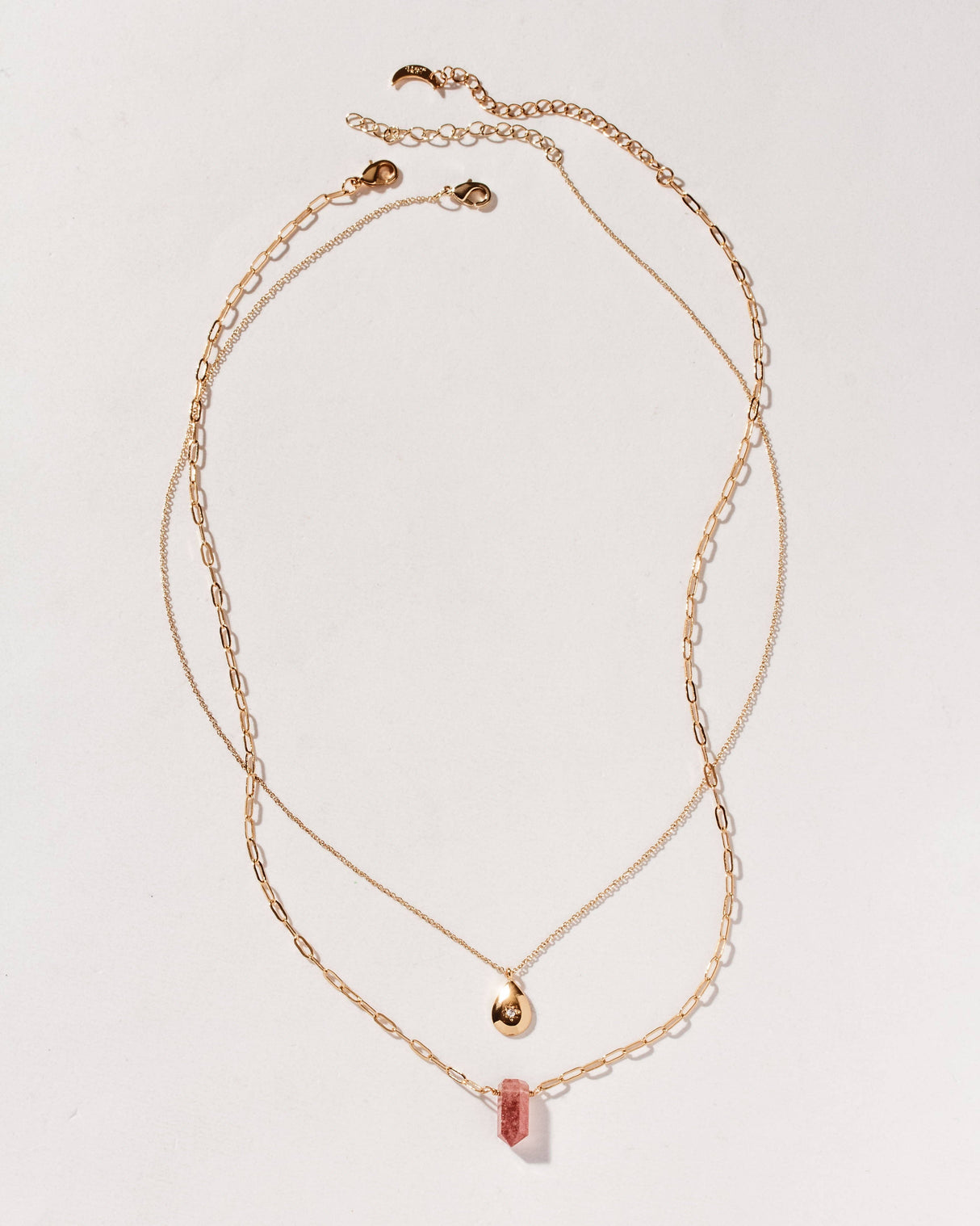 Golden Drip Necklace Set