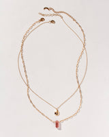 Golden Drip Necklace Set