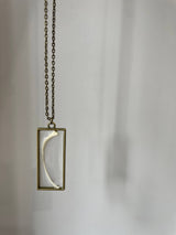 Single Ball Python Rib Bone Necklace