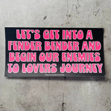 Enemies to Lovers Fender Bender Bumper Sticker