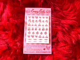 Lovecore Nail Decal Stickers