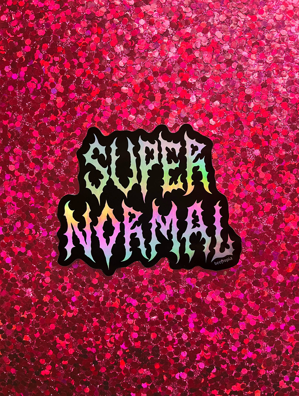 Super Normal Holographic Sticker