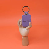 Leather Boobs Key Fob
