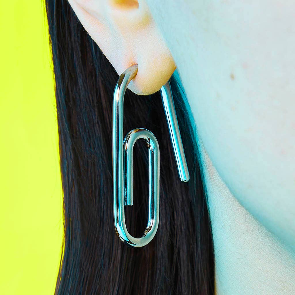Paper Clip Earring