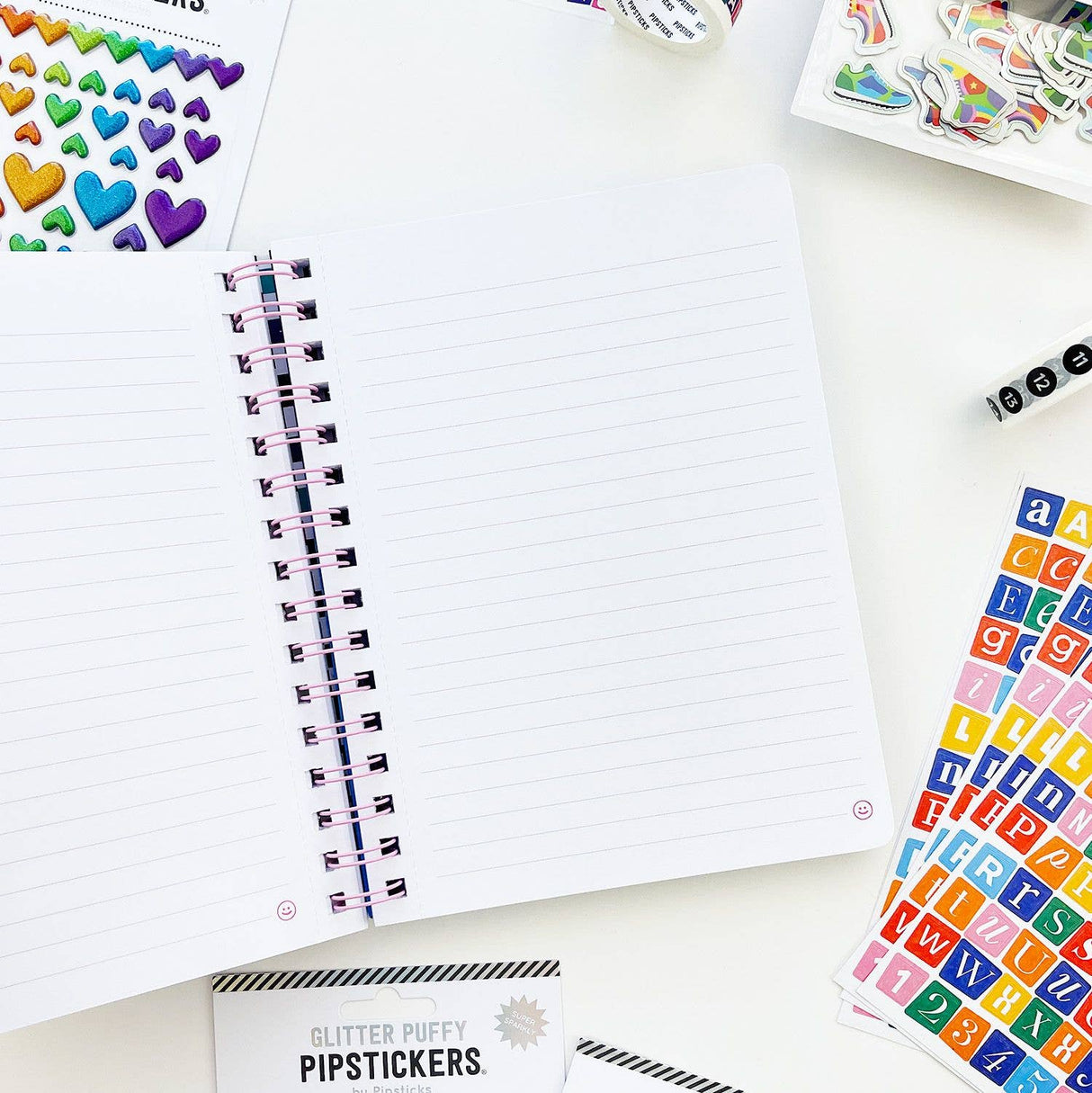 Bead Dazzled Spiral Notebook