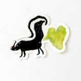 Skunk Heart Vinyl Sticker