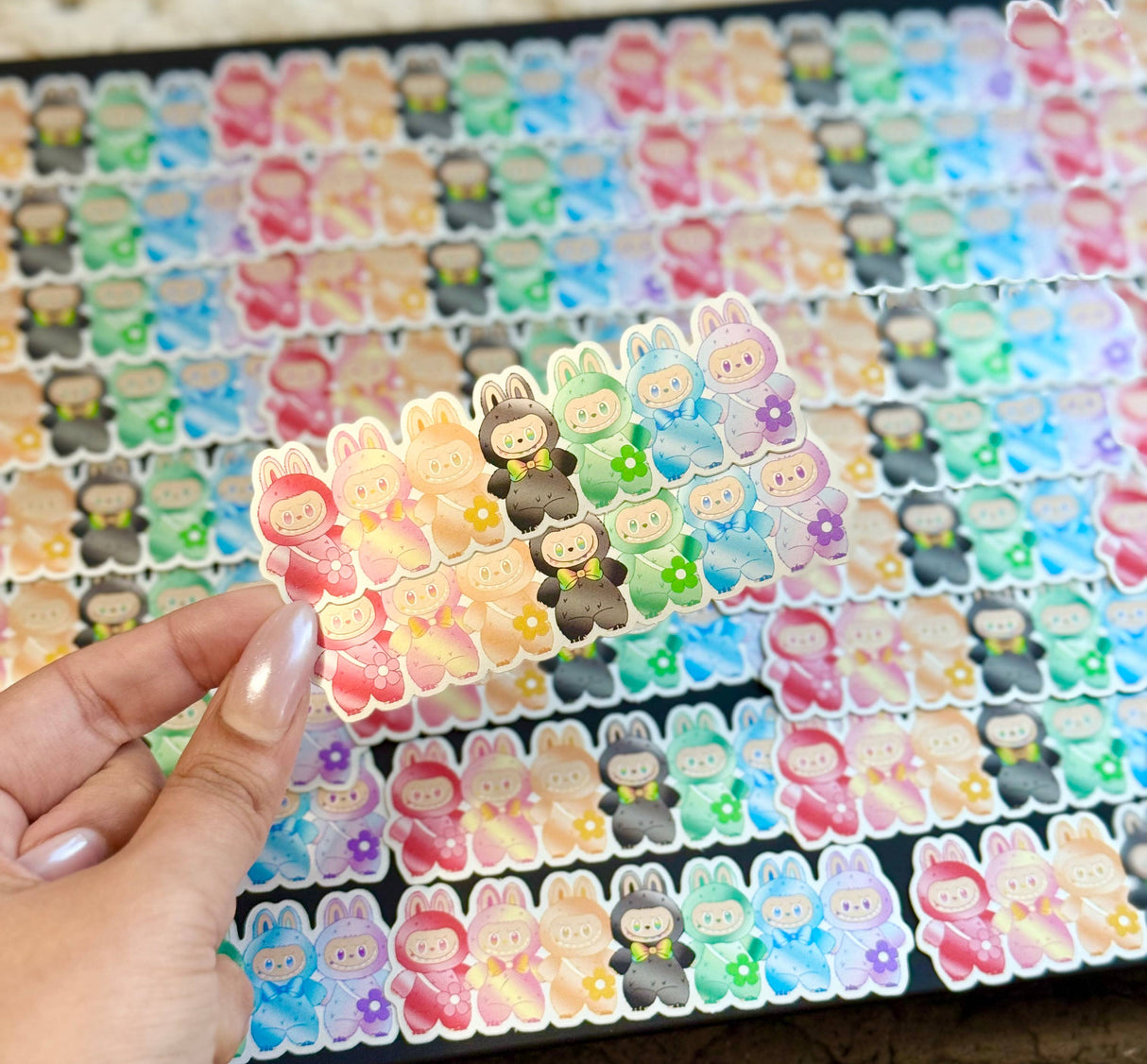 Labubu Rainbow Sticker