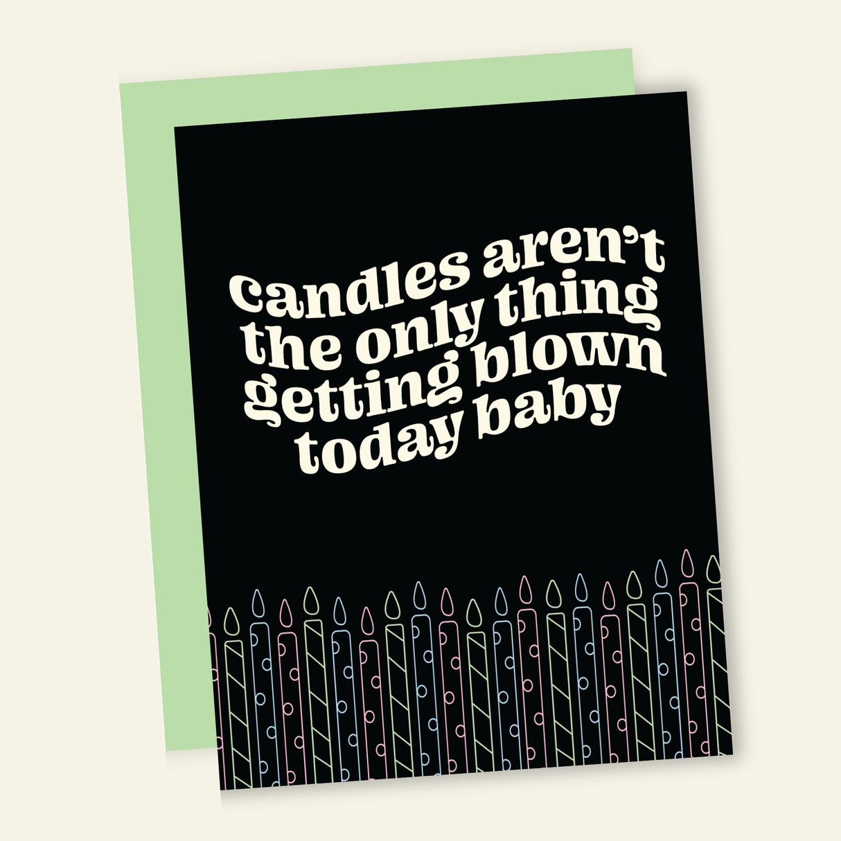 Getting Blown Birthday Card