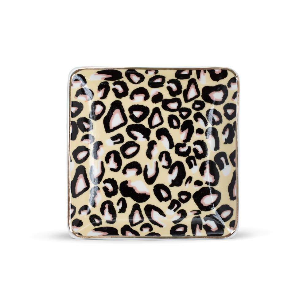 Leopard Ceramic Soap Dish