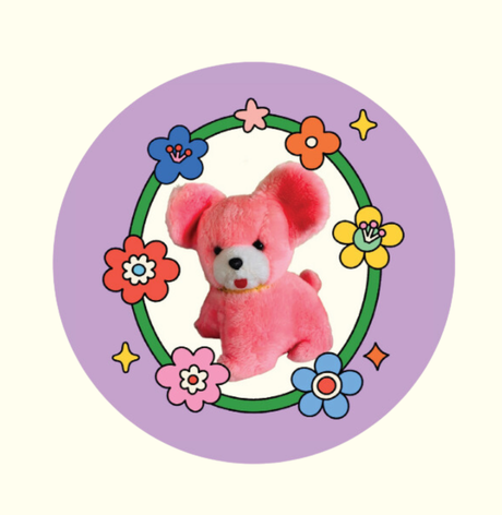 Plushie Pinback Button