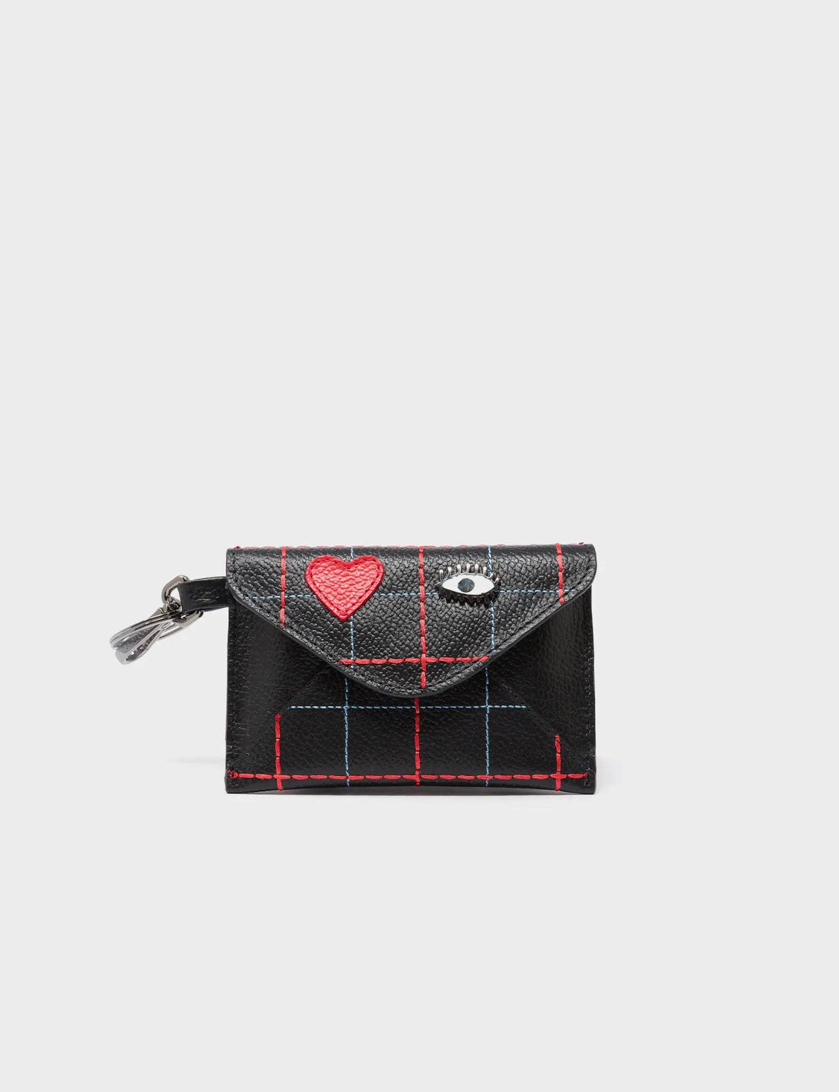Fabian Black Leather Wallet - Lovestitch Design