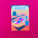 Little Existence Mice Risograph Greeting Card