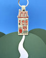 Leather Dolls House Key Fob