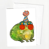 A2 Greeting Card - Birthday Frog