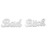 Bad Bitch Stud Earrings - Sterling Silver