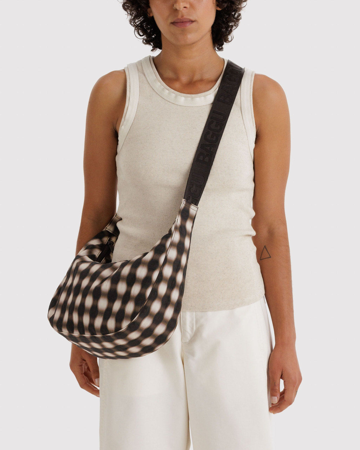 Medium Nylon Crescent Bag by BAGGU