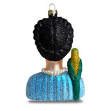 Museum Collection- Frida and her Parrot Glass Ornament