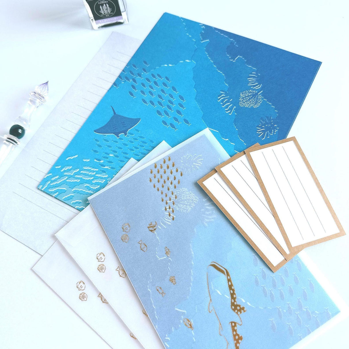 The Sea and the Fishes Letter Writing Set