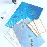 The Sea and the Fishes Letter Writing Set