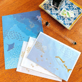 The Sea and the Fishes Letter Writing Set