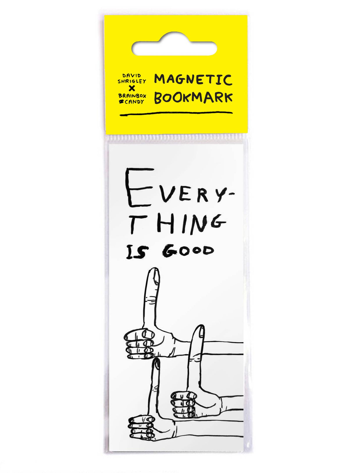 Everything Is Good Magnetic Bookmark by David Shrigley